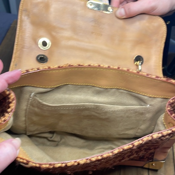 Louis Vuitton Vintage Limited Edition Rabat Bag in Coated Vinyl, Tweed & Leather - Picture 11 of 15